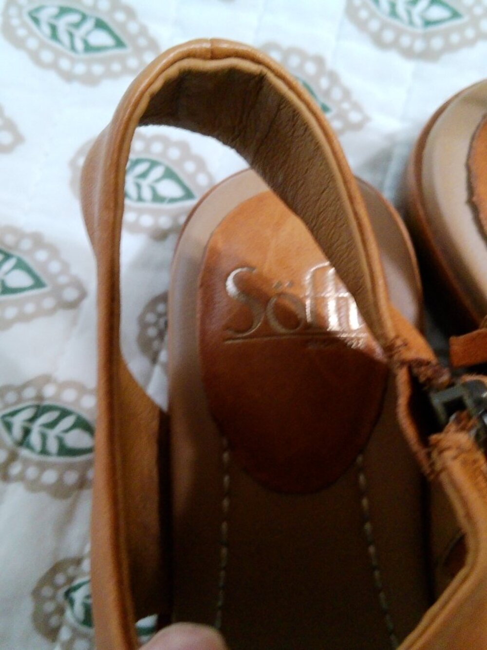 Söfft NEW WITHOUT TAGS OR BOX Women's Felicity Sandal, Luggage - 7m - Picture 10 of 11